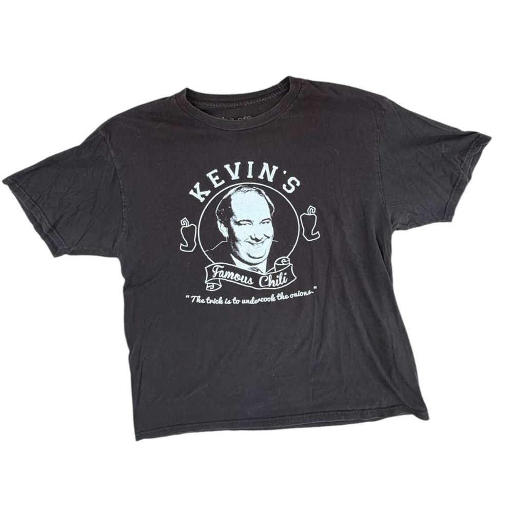 The Office: Kevin's Famous Chili Black T-Shirt Size XL Unisex, Classic-Fit